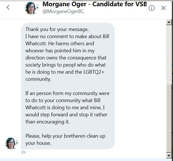 Oger answers via Twitter Message.