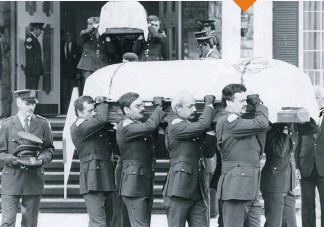 Funerals for Policeman Yves Ttu.