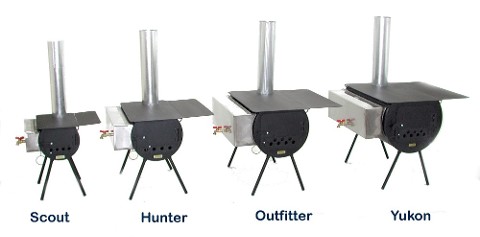 The complete range of camping stoves from Cylinder Stoves.