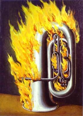 Ren Magritte. The Discovery of Fire.