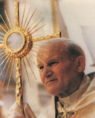 Jesus et Johannes Paulus II.