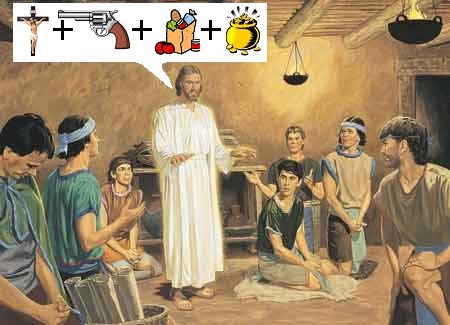 Jsus enseigne ses disciples.