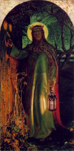 William Holman Hunt. La Lumière du monde.