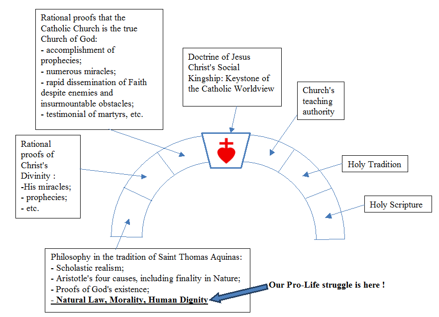 Social Kingship of Christ schematic.